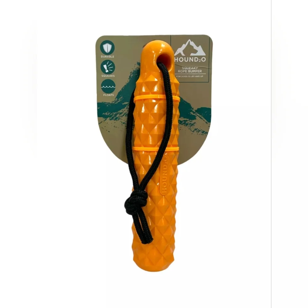 Hound2O Squeaky Rope Bumper for Dogs